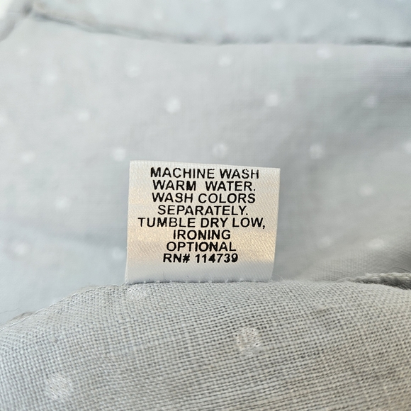 FLAX 100% Linen Polka Dot Tank Top Womens Oversized Small Light Gray Minimalist - Picture 5 of 7